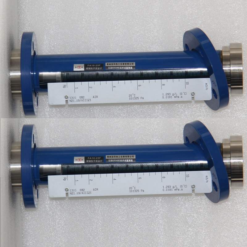 FA10-50引进流量计 DN50活动法兰连接 铝合金接头玻璃转子流量计