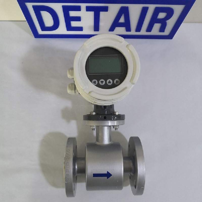 智能电磁流量计DN25 内衬四氟316L电极 高精度一体型液体流量计